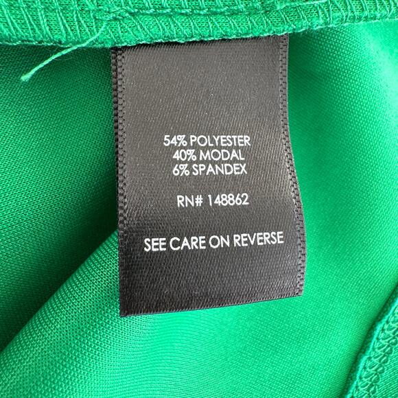 Torrid Womens Midi Studio Cupro Bodycon Dress Size 5X Stretch Jelly Bean Green - Picture 6 of 8